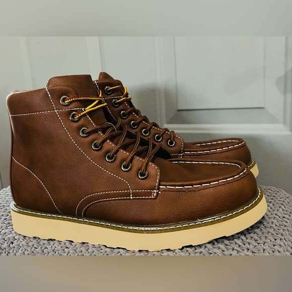 PORTLAND by Portland Boot Company Men's Fulton 6 Inch Lace Up Boots - Picture 6 of 8